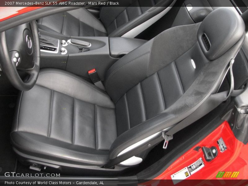  2007 SLK 55 AMG Roadster Black Interior