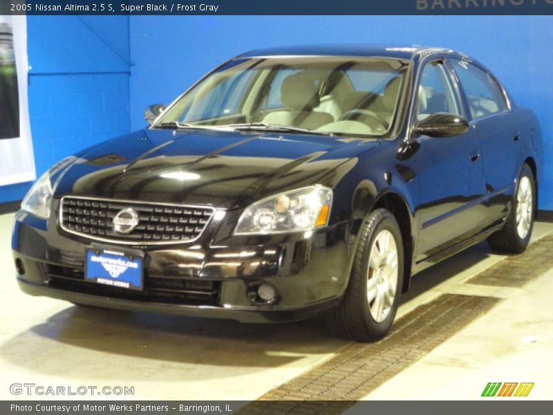 Super Black / Frost Gray 2005 Nissan Altima 2.5 S