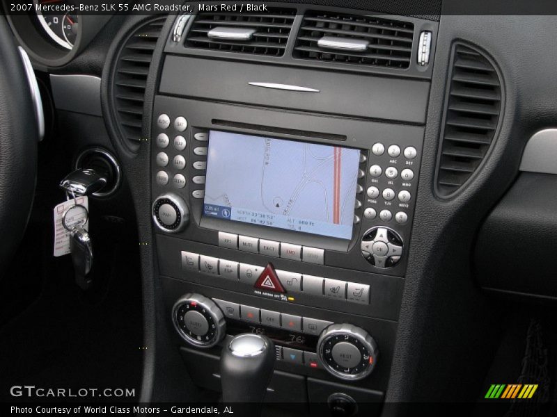 Controls of 2007 SLK 55 AMG Roadster