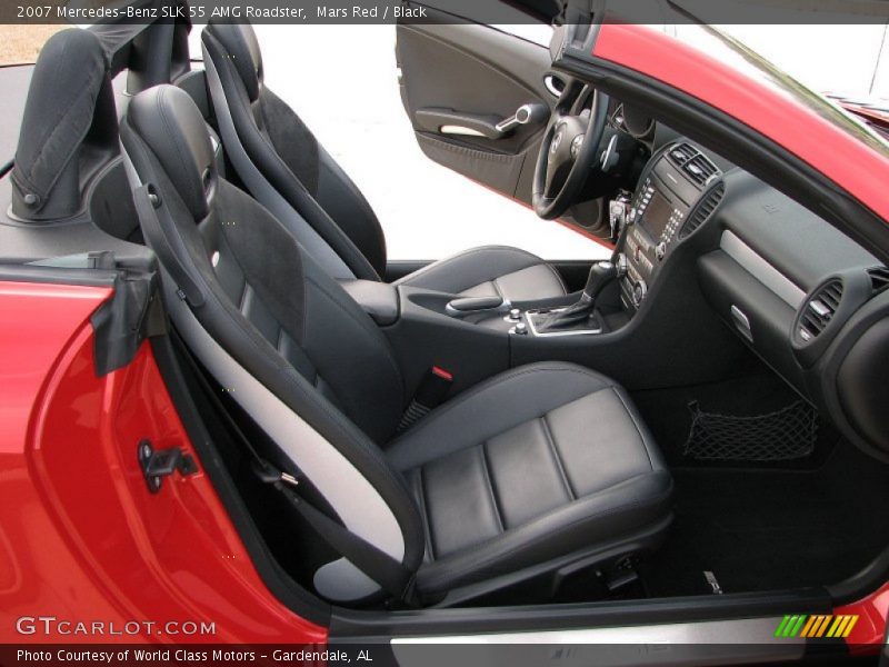  2007 SLK 55 AMG Roadster Black Interior