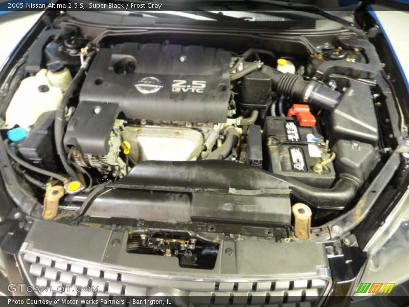 Super Black / Frost Gray 2005 Nissan Altima 2.5 S