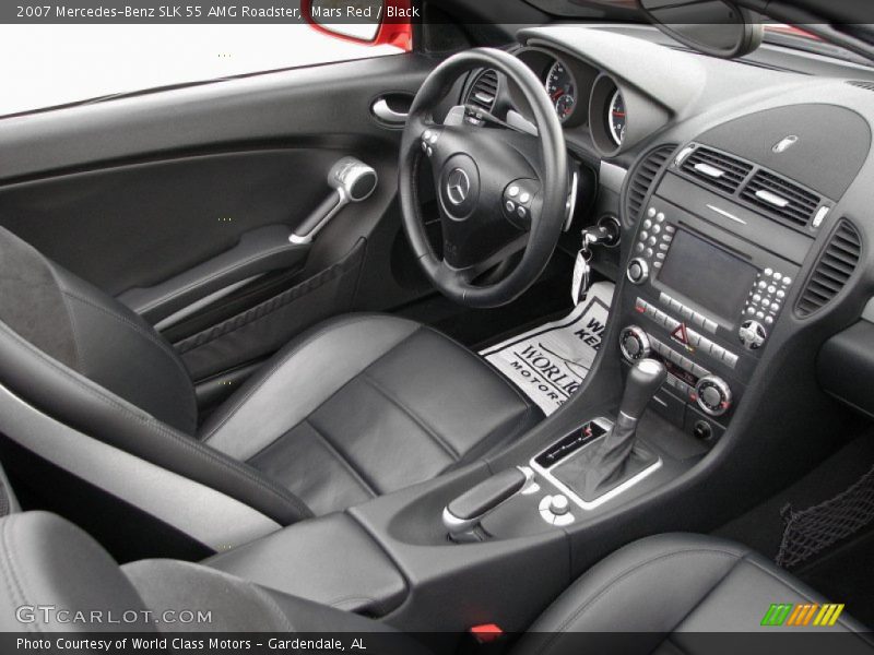  2007 SLK 55 AMG Roadster Black Interior