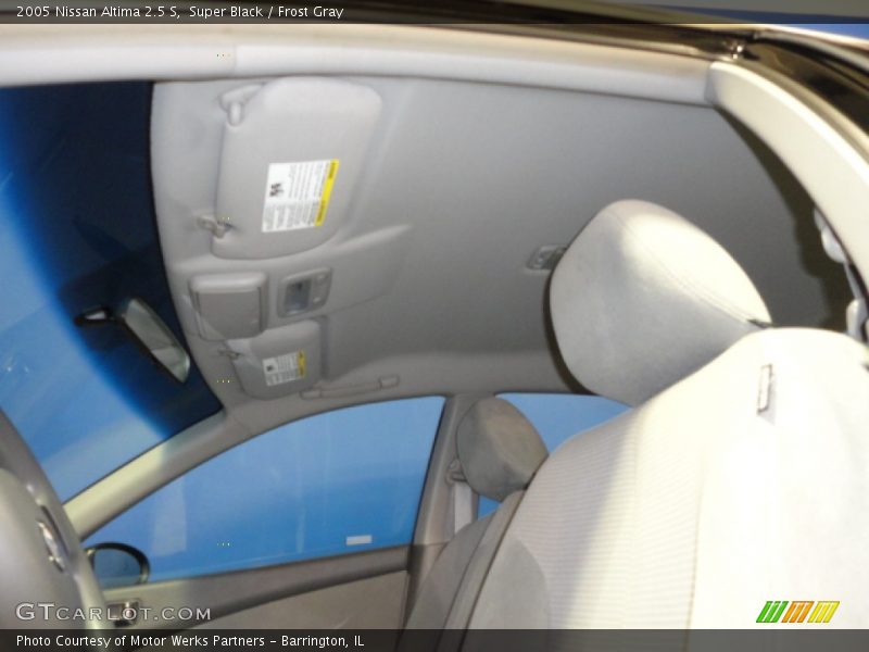 Super Black / Frost Gray 2005 Nissan Altima 2.5 S