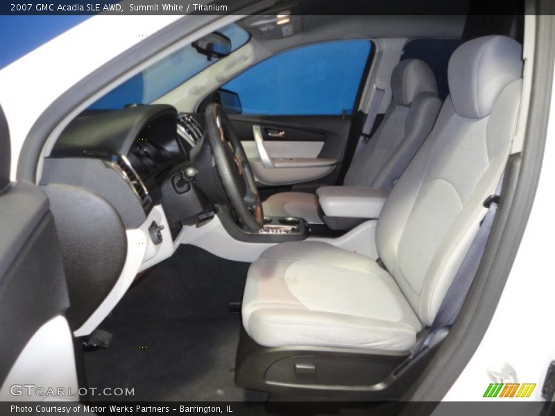 Summit White / Titanium 2007 GMC Acadia SLE AWD