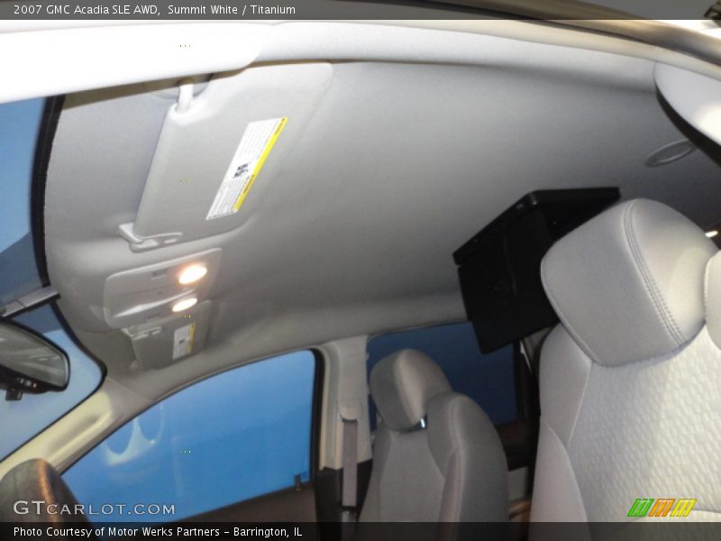 Summit White / Titanium 2007 GMC Acadia SLE AWD
