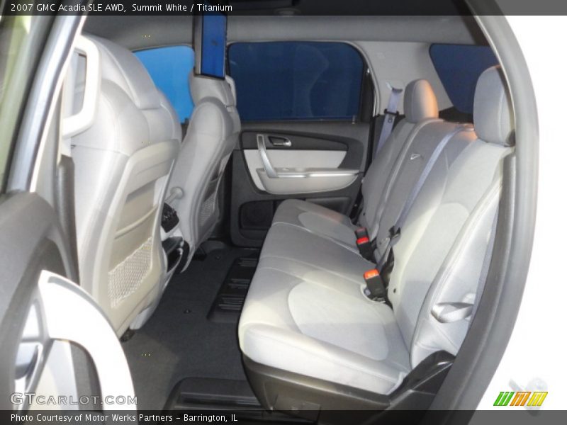Summit White / Titanium 2007 GMC Acadia SLE AWD