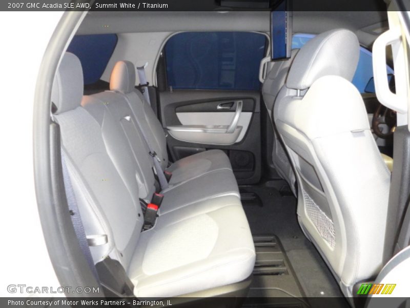 Summit White / Titanium 2007 GMC Acadia SLE AWD
