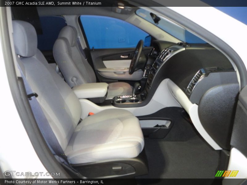 Summit White / Titanium 2007 GMC Acadia SLE AWD