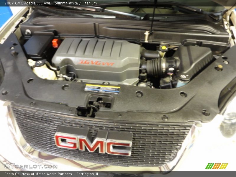 Summit White / Titanium 2007 GMC Acadia SLE AWD