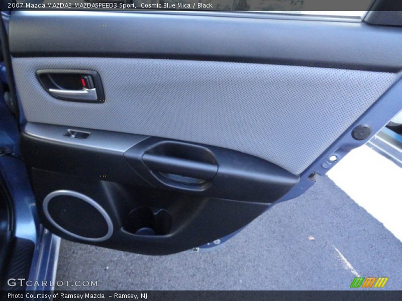 Cosmic Blue Mica / Black 2007 Mazda MAZDA3 MAZDASPEED3 Sport