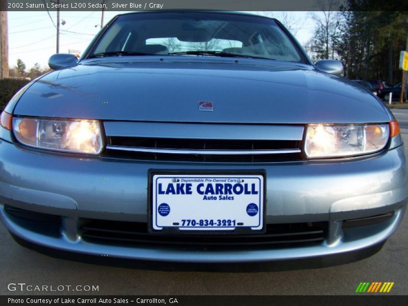 Silver Blue / Gray 2002 Saturn L Series L200 Sedan