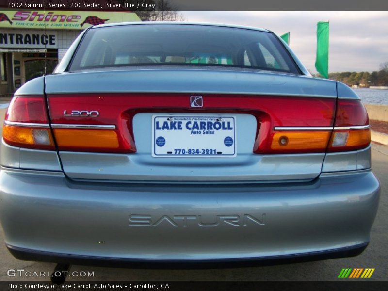 Silver Blue / Gray 2002 Saturn L Series L200 Sedan