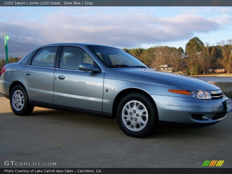 Silver Blue / Gray 2002 Saturn L Series L200 Sedan