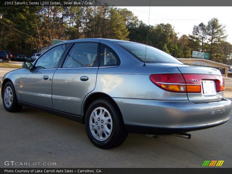 Silver Blue / Gray 2002 Saturn L Series L200 Sedan