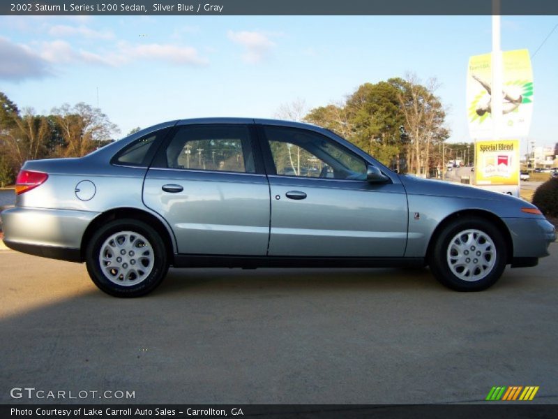 Silver Blue / Gray 2002 Saturn L Series L200 Sedan