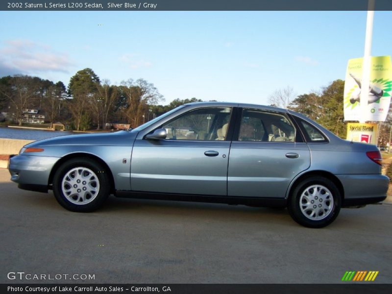 Silver Blue / Gray 2002 Saturn L Series L200 Sedan