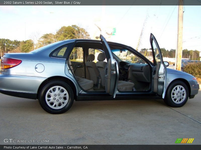 Silver Blue / Gray 2002 Saturn L Series L200 Sedan