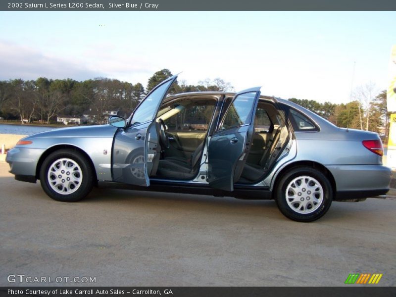 Silver Blue / Gray 2002 Saturn L Series L200 Sedan