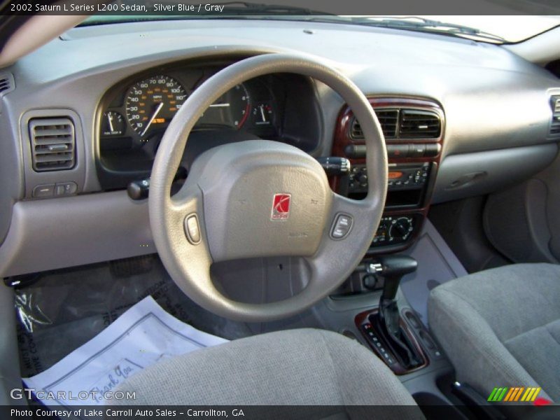 Silver Blue / Gray 2002 Saturn L Series L200 Sedan