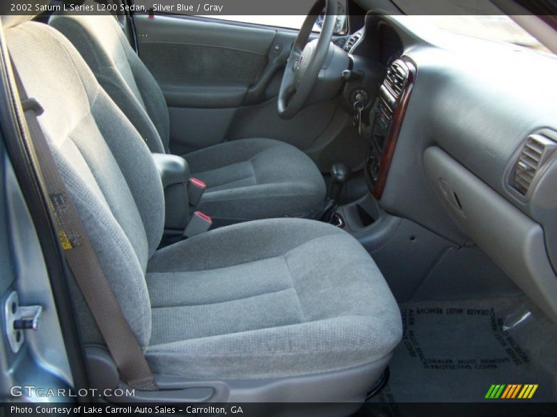 Silver Blue / Gray 2002 Saturn L Series L200 Sedan
