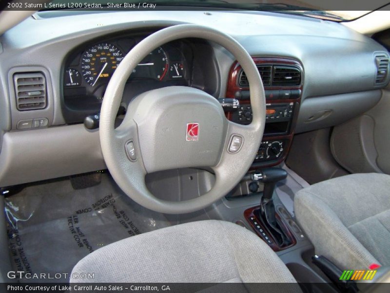 Silver Blue / Gray 2002 Saturn L Series L200 Sedan