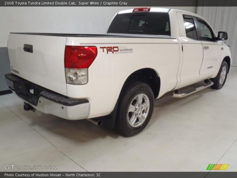 Super White / Graphite Gray 2008 Toyota Tundra Limited Double Cab