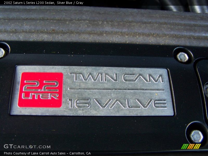 Silver Blue / Gray 2002 Saturn L Series L200 Sedan