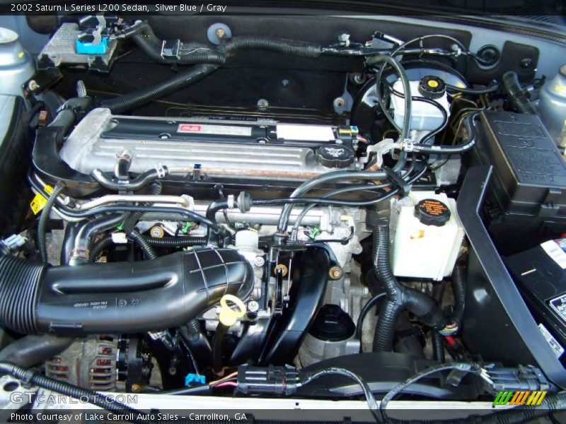 Silver Blue / Gray 2002 Saturn L Series L200 Sedan