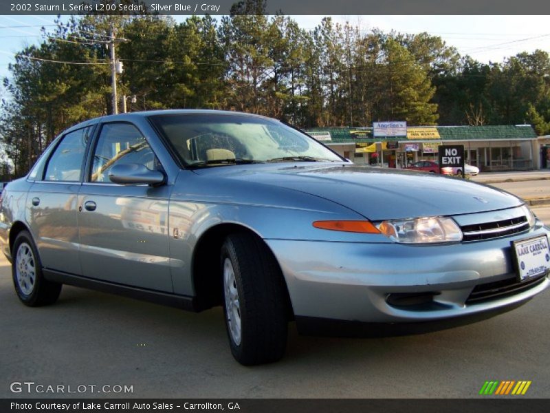 Silver Blue / Gray 2002 Saturn L Series L200 Sedan