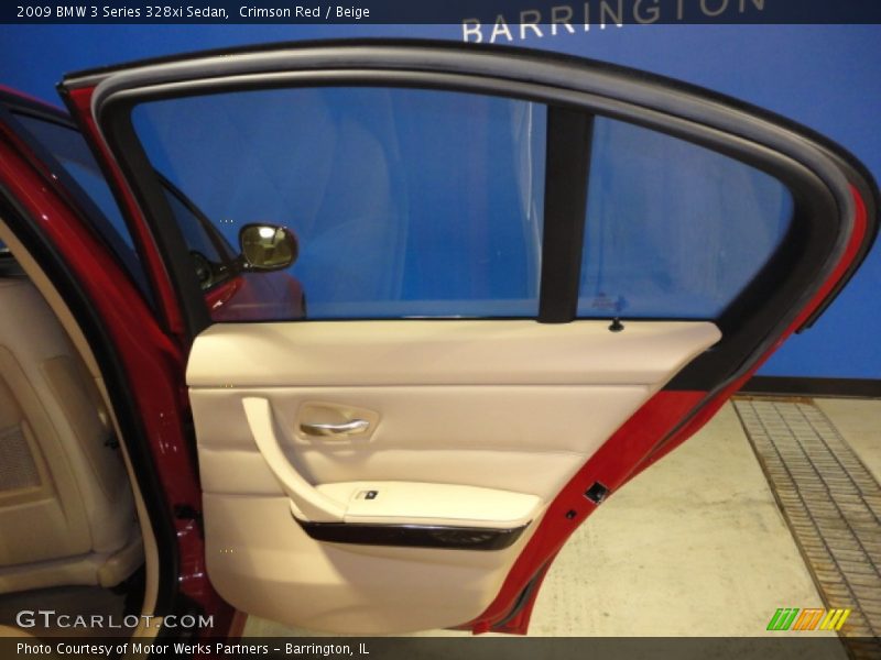 Crimson Red / Beige 2009 BMW 3 Series 328xi Sedan