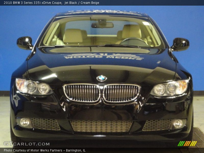 Jet Black / Cream Beige 2010 BMW 3 Series 335i xDrive Coupe