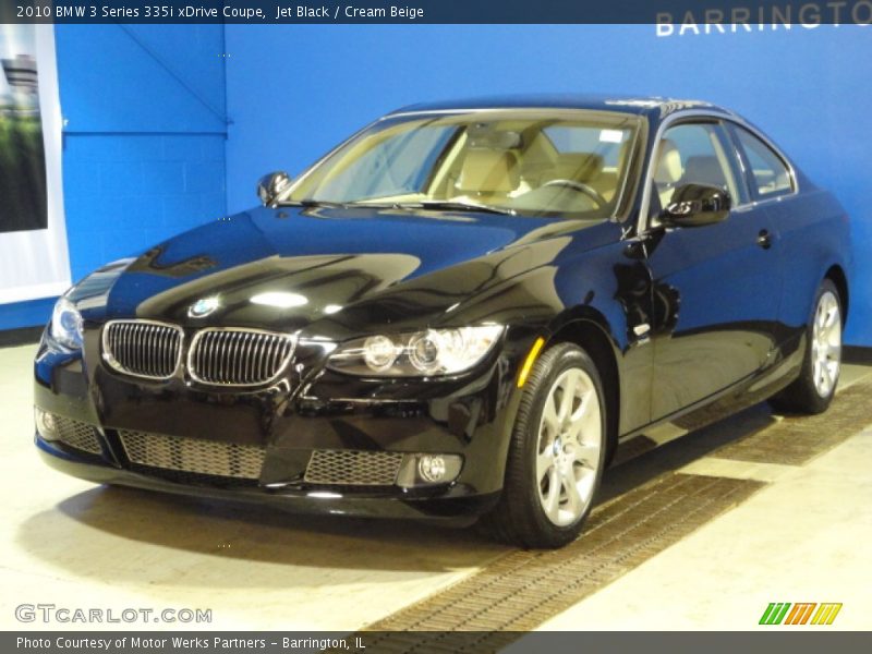 Jet Black / Cream Beige 2010 BMW 3 Series 335i xDrive Coupe
