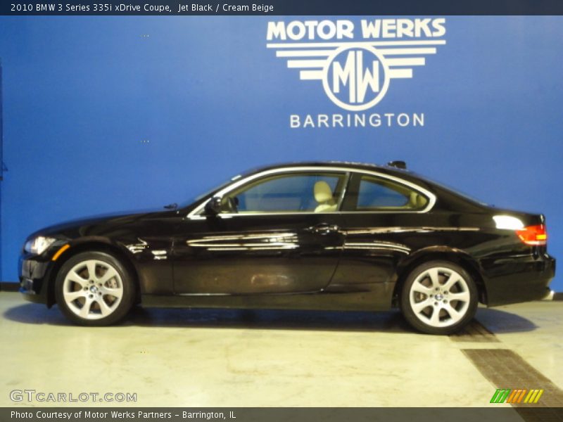 Jet Black / Cream Beige 2010 BMW 3 Series 335i xDrive Coupe