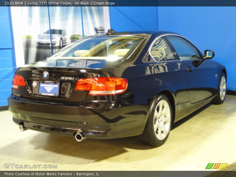Jet Black / Cream Beige 2010 BMW 3 Series 335i xDrive Coupe