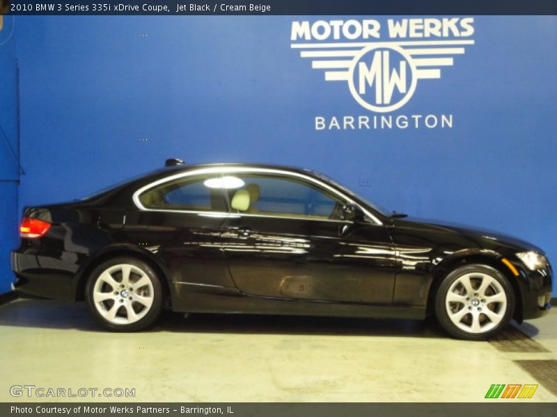Jet Black / Cream Beige 2010 BMW 3 Series 335i xDrive Coupe