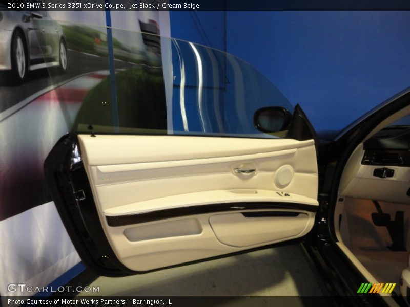 Jet Black / Cream Beige 2010 BMW 3 Series 335i xDrive Coupe