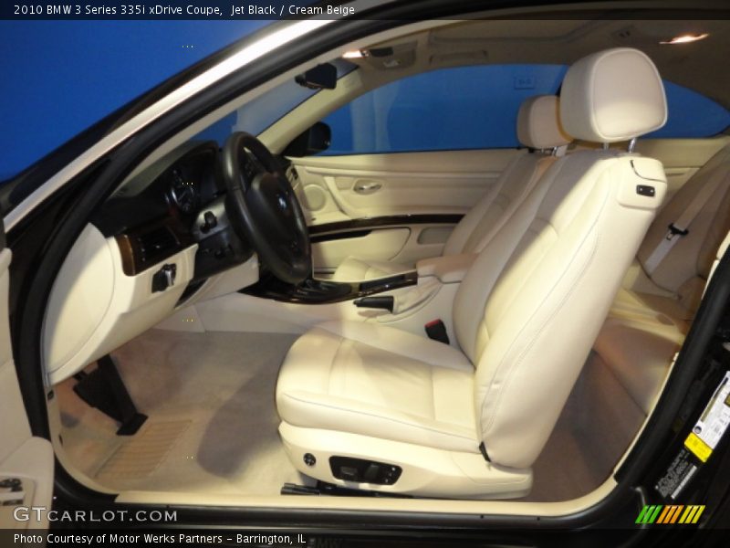 Jet Black / Cream Beige 2010 BMW 3 Series 335i xDrive Coupe