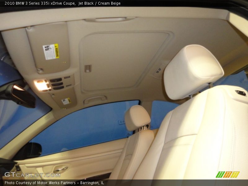 Jet Black / Cream Beige 2010 BMW 3 Series 335i xDrive Coupe