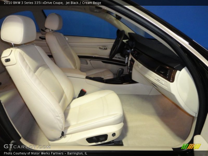 Jet Black / Cream Beige 2010 BMW 3 Series 335i xDrive Coupe