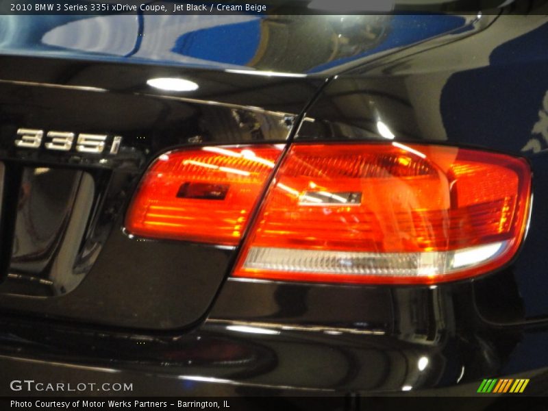 Jet Black / Cream Beige 2010 BMW 3 Series 335i xDrive Coupe