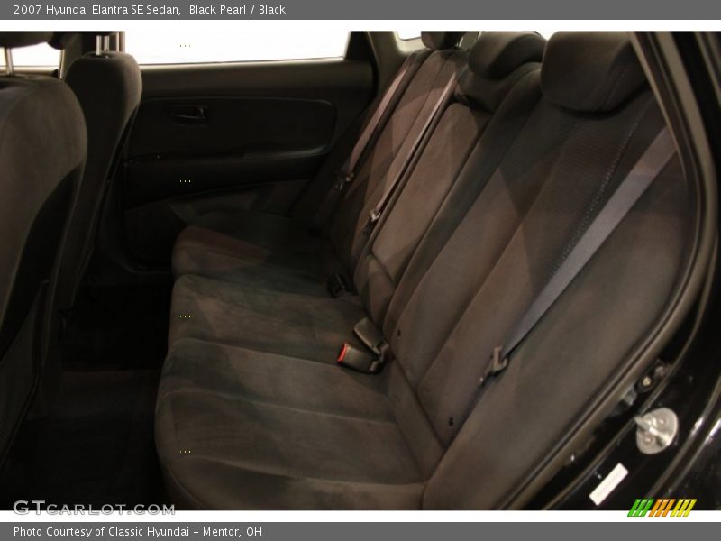 Black Pearl / Black 2007 Hyundai Elantra SE Sedan