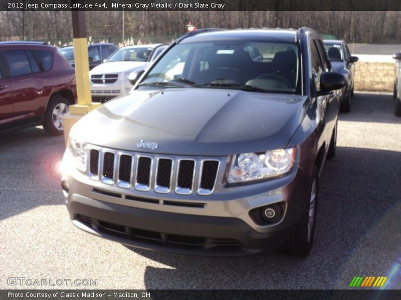 Mineral Gray Metallic / Dark Slate Gray 2012 Jeep Compass Latitude 4x4