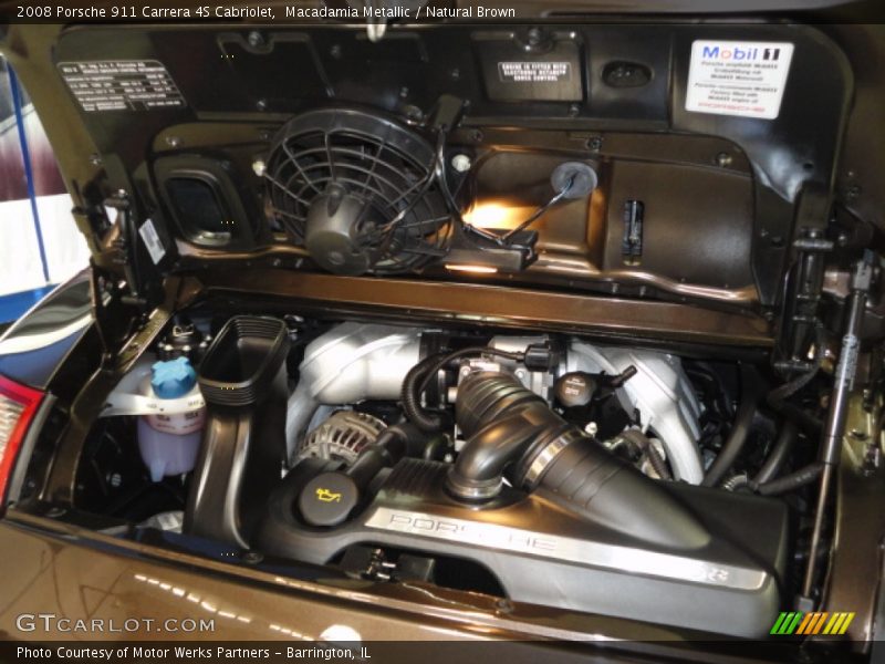 Macadamia Metallic / Natural Brown 2008 Porsche 911 Carrera 4S Cabriolet