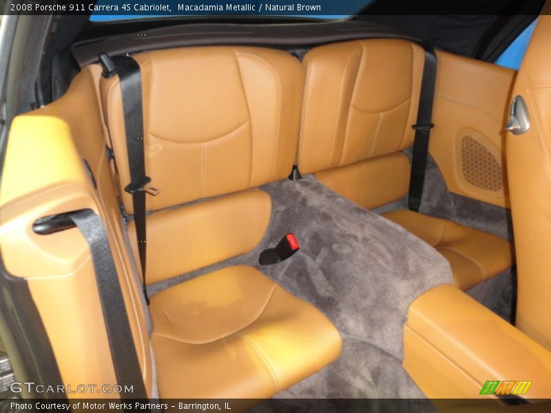 Macadamia Metallic / Natural Brown 2008 Porsche 911 Carrera 4S Cabriolet