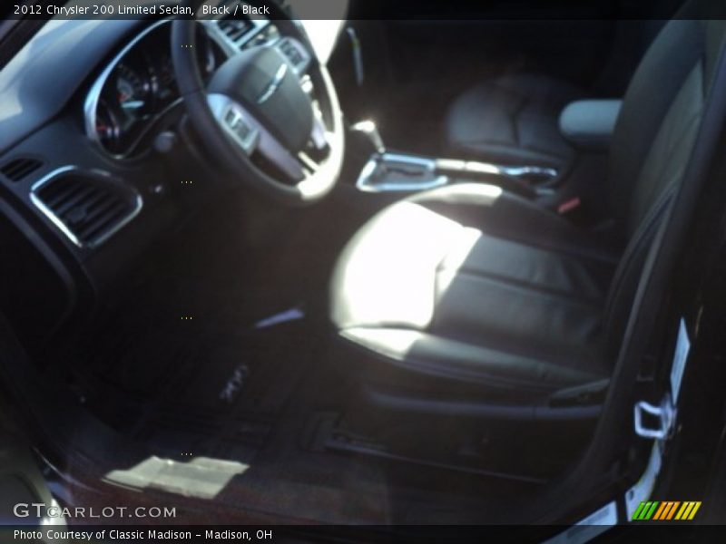Black / Black 2012 Chrysler 200 Limited Sedan