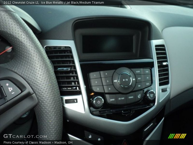 Ice Blue Metallic / Jet Black/Medium Titanium 2012 Chevrolet Cruze LS