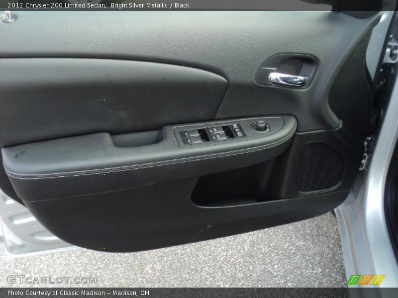 Bright Silver Metallic / Black 2012 Chrysler 200 Limited Sedan