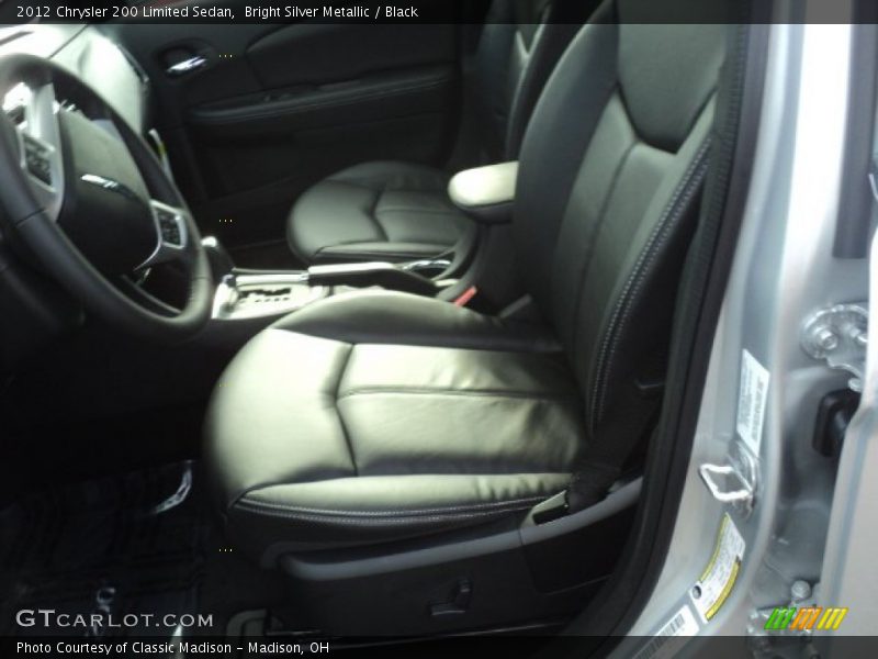 Bright Silver Metallic / Black 2012 Chrysler 200 Limited Sedan