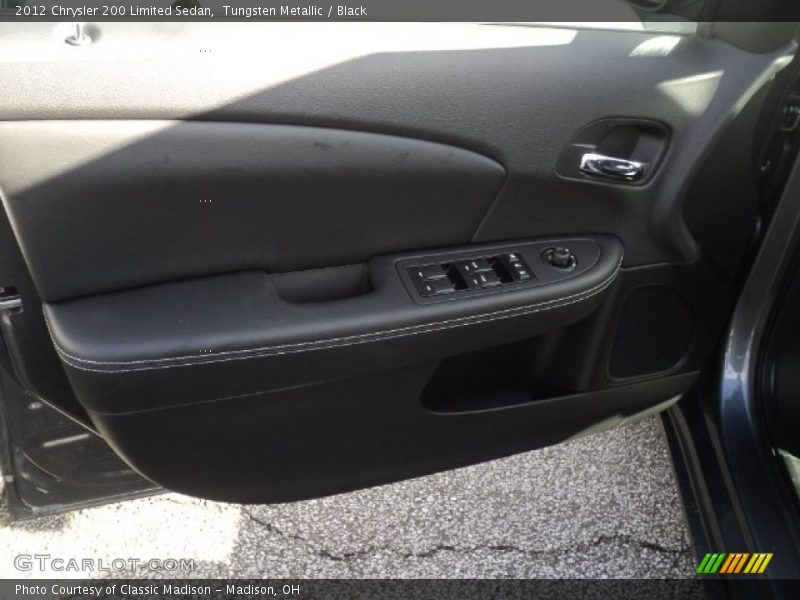 Tungsten Metallic / Black 2012 Chrysler 200 Limited Sedan