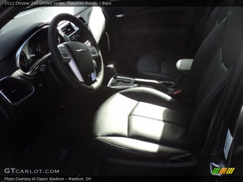Tungsten Metallic / Black 2012 Chrysler 200 Limited Sedan